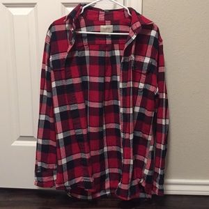 Jachs plaid button up shirt
